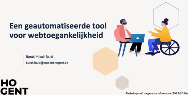 Bachelor Thesis: 'An Automated Tool for Web Accessibility'